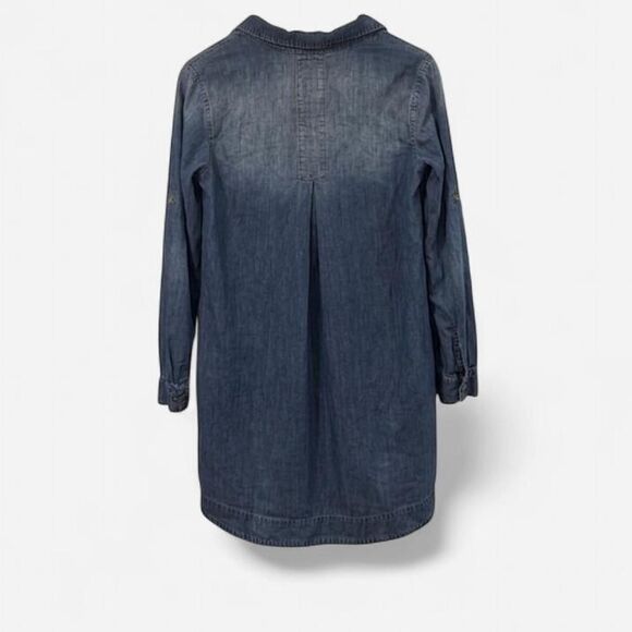 Bella Dahl Chambray Shirt Dress - Soft and Classic - Small - Picture 2 of 4